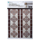 CTG Brands Clover Graphic Tile Border Wall Decals, 9.8" x 12.4", Multicolor, 6 Pack-Easy DIY: simply peel off the backing and stick the self-adhesive backsplash tiles onto the desired spot without extra glue, no grout, no mess and no special tools or experience required