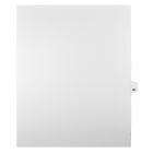 Mark Maker Legal Tabs - Letter Size - White - 1/25th cut - 25 tabs per package - 5 packages Pack - Number 90-White Single Tabs