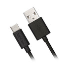 Veho Pebble USB-A to USB-C Charge and Sync Cable - 1-m/3.3-ft - Black-Compatible with other devices such as the Nintendo Switch, GPS, E-Cigs, fitness trackers, smart watches and other USB-C compatible devices