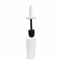 Umbra Corsa Toilet Brush - Melamine - White-Toliet Brush Holder