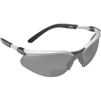 3M Bx Reader'S Safety Glasses, Anti-Fog, Grey/Smoke, 1.5 Diopter - 4 Pack-Diopter 1.5