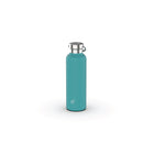 Minimal Stainless Steel Insulated Flask - Aqua - 750ml-Double wall vacuum insulation maintains hot or cold temperatures for up to 35 hours