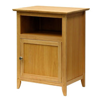 Winsome End/Night Table, Natural-This wood shaker style nightstand is perfect for any room's d&eacute;cor. Constructed of solid hardwoods, this natural nightstand adds a warm touch to any room. Natural finish goes great with any d&eacute;cor. Easy Assembly.