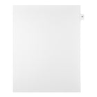 Mark Maker Legal Tabs - Letter Size - White - 1/15th cut - 25 tabs per package - 5 packages Pack - Number 77-White Single Tabs