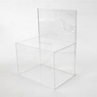 Wamaco Acrylic Ballot Box with Sign Holder (37-1031)-Perfect for draws, raffles, suggestions and contests.