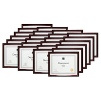 kieragrace Harper Document Frame, 8.5 x 11", Dark brown, 24 Pack-Dark Brown