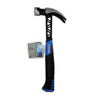 Toolmaster Pro Claw Hammer (55308)-One-piece claw hammer is made with a steel construction for superior strength, steel shaft
