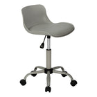 Monarch Specialties 7465 Multi-Position Office Chair - Grey -Low-back office chair for youth in grey with a grey metal base