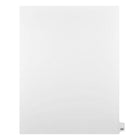Mark Maker Legal Exhibit Index Tab White Single Tabs, 1/25th Cut, Letter Size, No Holes, Number 150, 25 Pack-White Single Tabs, 1/25th Cut