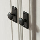 Sauder Palladia Library with Doors - Glacier Oak-Quick and easy assembly with slide-on moldings