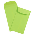 JAM Paper #5.5 Coin Envelopes, 3 1/8 x 5 1/2, Brite Hue Ultra Lime Green, 1000 Pack-1000 Envelopes per Pack