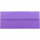 JAM Paper #10 Business Coloured Envelopes - 4.125" x 9.5" - Violet Purple Recycled - 50 Pack-Colour: Violet Envelopes