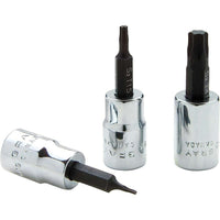 Gray Tools 3/8" Drive Standard Length Chrome Finish, T55 Torx Head Socket-Size: T55