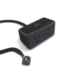 NXT Technologies 5 ft. Extension Cord, 1 Outlet/2 USB Ports, Black (NX56823)-Comes in black and made of plastic