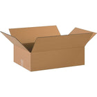 Corrugated Shipping Box - 20" L x 14" W x 6" H - Kraft - 25 Pack-Brown/Kraft