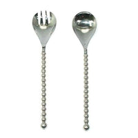 Elegance Bead 2-Piece Salad Server Set (72021)-Salad serving set