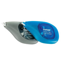 Staples Grip Correction Tape - 2 Pack-Dual action - pull for line correction, push for letter correction