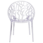 Flash Furniture Specter Series Transparent Stacking Side Chair-Stackable Accent Chair