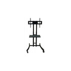 Rocelco BSTC Basic Flat-Panel TV Cart, Black-Suitable for many applications including Boardroom, Conferences, Presentations, Educational, Mobile Kiosk, and Digital Signage.