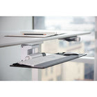 Humanscale 6F Keyboard System-Promoting negative tilt keying, the keyboard platforms will not go into a positive tilt
