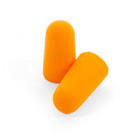 Forcefield Disposable Uncorded Bullet-Shape Earplugs - Orange - 10 Pack-Soft foam for maximum comfort
