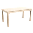 Flash Furniture Bright Beginnings Commercial Grade Wooden Rectangular Preschool Classroom Activity Table-Supports up to 300 LBS. Static Weight Capacity