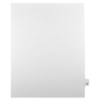 Mark Maker Legal Exhibit Index Tab White Single Tabs, 1/25th Cut, Letter Size, No Holes, Number 22, 25 Pack-White Single Tabs, 1/25th Cut