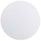 Flash Furniture 48"Dia Granite Plastic Folding Table - Round - White-4' Folding Table