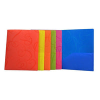 Swirl 2-Pocket Presentation folder, Assorted Colours, 12 Pack-Assorted Colours