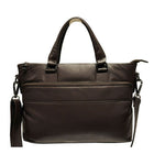 Karla Hanson 28032 Professional Unisex Prestige Leather Briefcase, Brown-Brown. Genuine leather