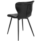 Flash Furniture Bristol Contemporary Upholstered Chair - Black Vinyl-CA117 Fire Retardant Foam