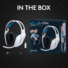 Logitech G733 K/DA LIGHTSPEED Wireless Gaming Headset - Official League of Legends Gaming Gear-Power Source, Battery