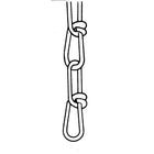 Campbell Chains, Chain Length: 100' (30.4 M), Working Load Limit: 155 Lbs. (0.0775 Tons) (750124)-Working Load Limit: 155 lbs. (0.0775 tons)