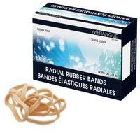 Merangue Rubber Bands - 3 x 1/4" - 1/4 lb Box - 10 Pack-Economical rubber bands, great for bundling documents, items, and packages