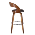 Armen Living Shelly 26" Counter-Height Bar Stool - Brown-Weight Capacity: 250 lb.