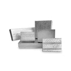 Eddie's #21 Jewellery Boxes - Extra Small - 2-1/2" W x 1-1/2" D x 7/8" H - Silver - 100 Pack-Cardboard