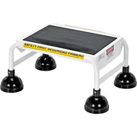 Vestil Light-Duty Stop-Step Ladder, 9-9/16", 1-Step (LAD-1-W)-No. of Steps: 1