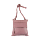 Champs Leather Ultimate Organizer Crossbody Bag with RFID - Pink-From the Champs Crossbody Collection