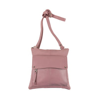 Champs Leather Ultimate Organizer Crossbody Bag with RFID - Pink-From the Champs Crossbody Collection