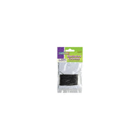 Creativity Street Elastic Cord, 1.2mm x 25' per Cord, Black, 3/Pack (PACAC3728)-Arts & Crafts accessories