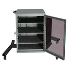 TygerClaw – Support mobile pour téléviseur de 30 à 60 po, 81,8 x 23,6 x 70,9 po, argenté-Inclinaison de -5 à +12 degrés