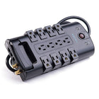 BlueDiamond Defend Flex 12 Outlet Surge Protector, 8' Cord, (S9PC01EBCY)-Twelve surge protected outlets with full power supplied to all