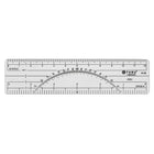 C-THRU Protractor Ruler 10ths/20ths, 6”, 12 Pack-Perfect tool for measuring angles