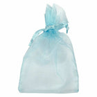 JAM Paper Sheer Bags - Small - 4" x 5.5"- Baby Blue - 96 Pack-Quantity: 96/pack