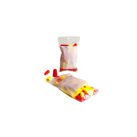 Crownhill Reclosable Bags with White Bloc Panel & Hang Hole - 4" x 6" - 100 Pack-Storing and organizing items and parts.