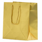 Jam Paper Foil Gift Bags with Rope Handles - Medium - 8" x 10" x 4" - Gold - 100 Pack-Our giftbags have a shiny, foil finish to make your special gift shine bright