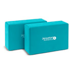 Zenzation Athletics 2-Piece Foam Yoga Block - Teal-2-PC Yoga Blocks
