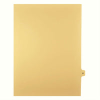 Mark Maker Legal Tabs - Letter Size - Buff - 1/15th cut - 25 tabs per package - 5 packages Pack - Number 57-Buff SingleTabs
