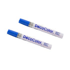 Marvy Uchida Broad-Point Opaque Paint Markers - Blue - 2 Pack-Colour: Blue
