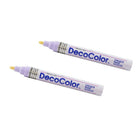 Marvy Uchida Broad-Point Opaque Paint Markers - Pale Violet - 2 Pack-Marker Tip: Broad Point